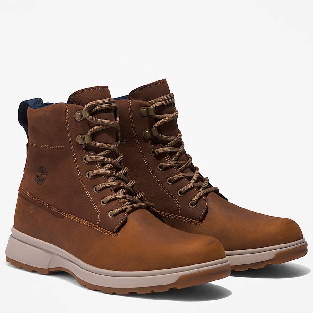 Timberland Men's waterproof Brown Leather Boots (8)